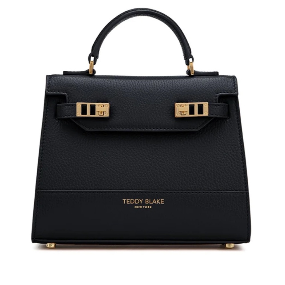 Teddy Blake Black Leather Handbag